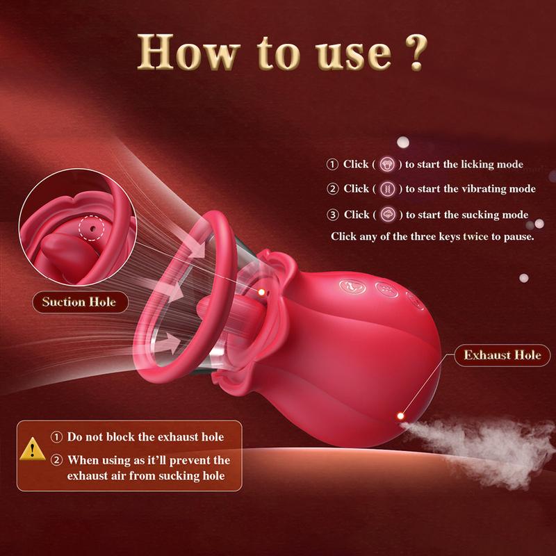 Sucking Licking Vibrator Tongue Licking Clitoris Sucker for Women Female Clitoral G Spot Nipple Stimulator Massager Adult Goods
