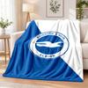Brighton & Hove Albion Football Printed Flannel Blanket Warm Comfort Bed Throw For Indoor Home Decoration