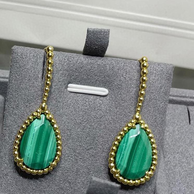 

Hot Brand Vintage Earrings for Women Gift Luxury Jewelry Fashion Water Drop Designer Eardrop Pure 925 Sliver Party Stud Earrings чёрный