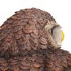 Statues Durable Resin Owl Figurine Resin Exquisite Vivid Owl Statue Brown Waterproof Owl Decoration For Office Decor