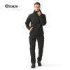 Mens Outdoor Softshell Jacket Set Windproof Warm Hiking Climbing Travel Suit Two Piece