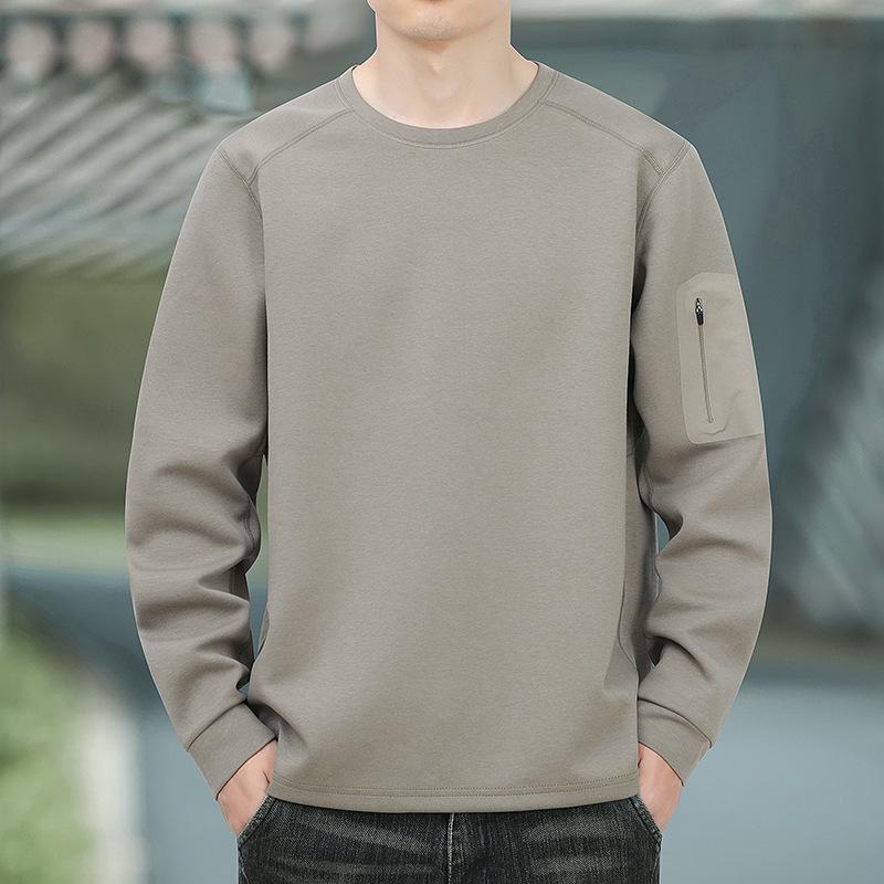 Sweatshirt Men's Loose Casual Round Neck Long Sleeved T-shirt Versatile Top Men