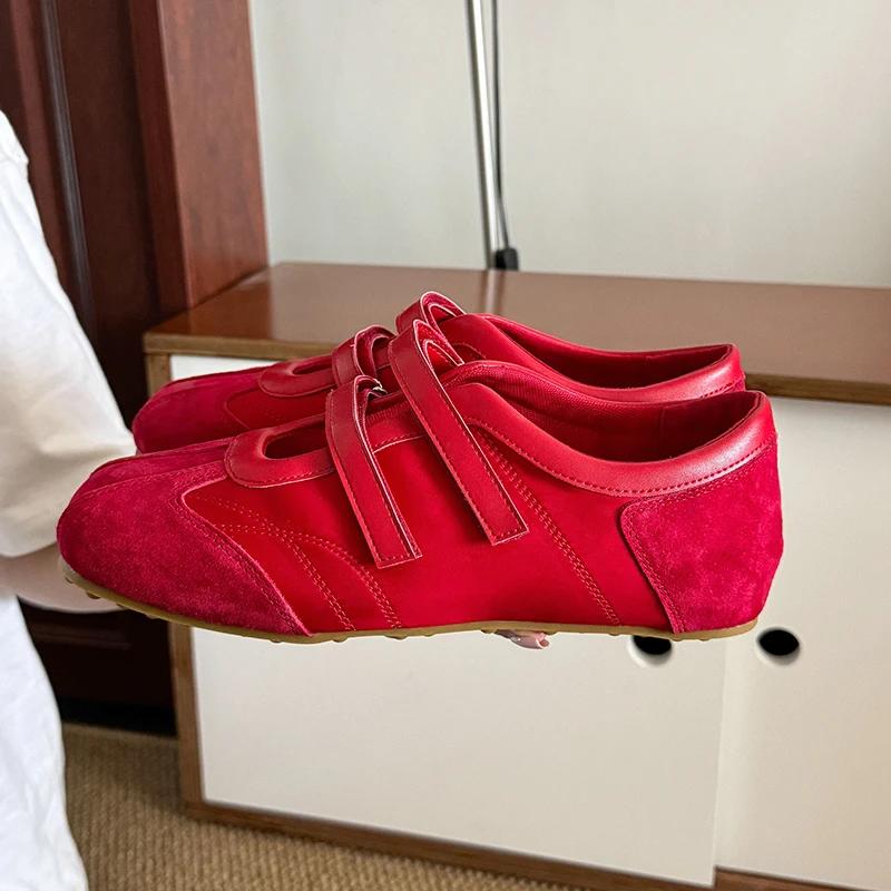 Fashion French Ballet Style Flat Casual Sports Shoes for Women, New Mary Jane Flat Shoes, Comfortable and Breathable for Summer