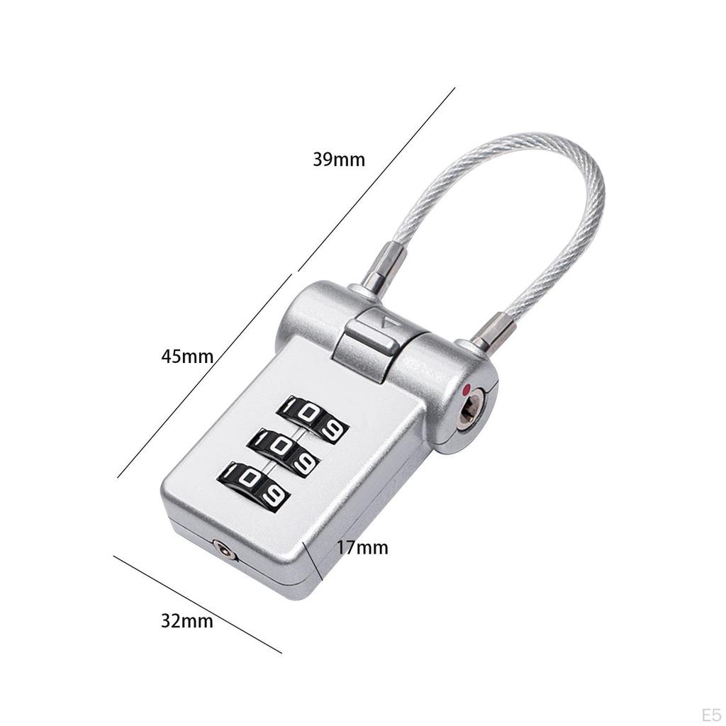 Luggage Locks Universal 3 Digit Combination for Outdoor Toolbox