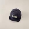 Korean Letter Baby Baseball Cap Simple Embroidered Peaked Hat for Boy Gril Summer Adjustable Soft Brim Kids Sun Hats Gorras