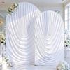 Fabric Arch Backdrop Cover Wrinkle Resistant Party Background Decoration  Baby Shower