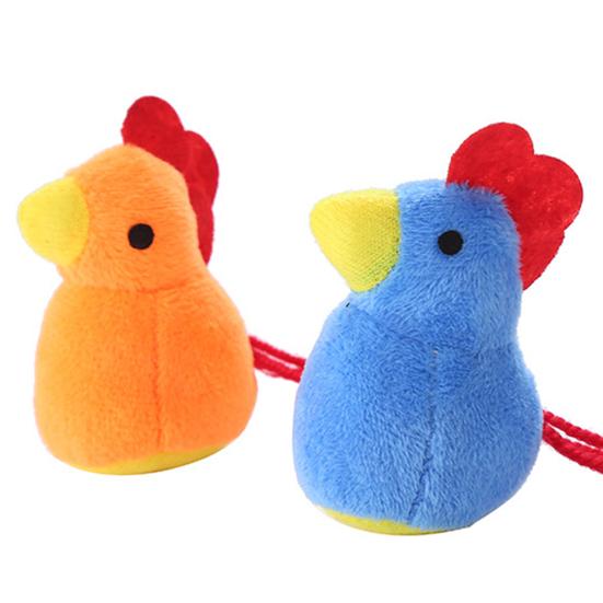 Kätzchen Cartoon Kükenform Katzenminze Interaktives Spaß Katzenspielzeug Anti-Biss Haustierbedarf