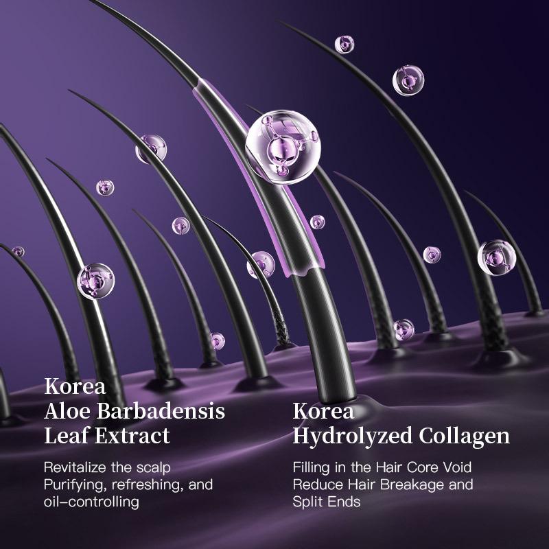 Shampoo KORMESIC Refrescante e Limpo Queratina Hidratante e Nutritivo Shampoo