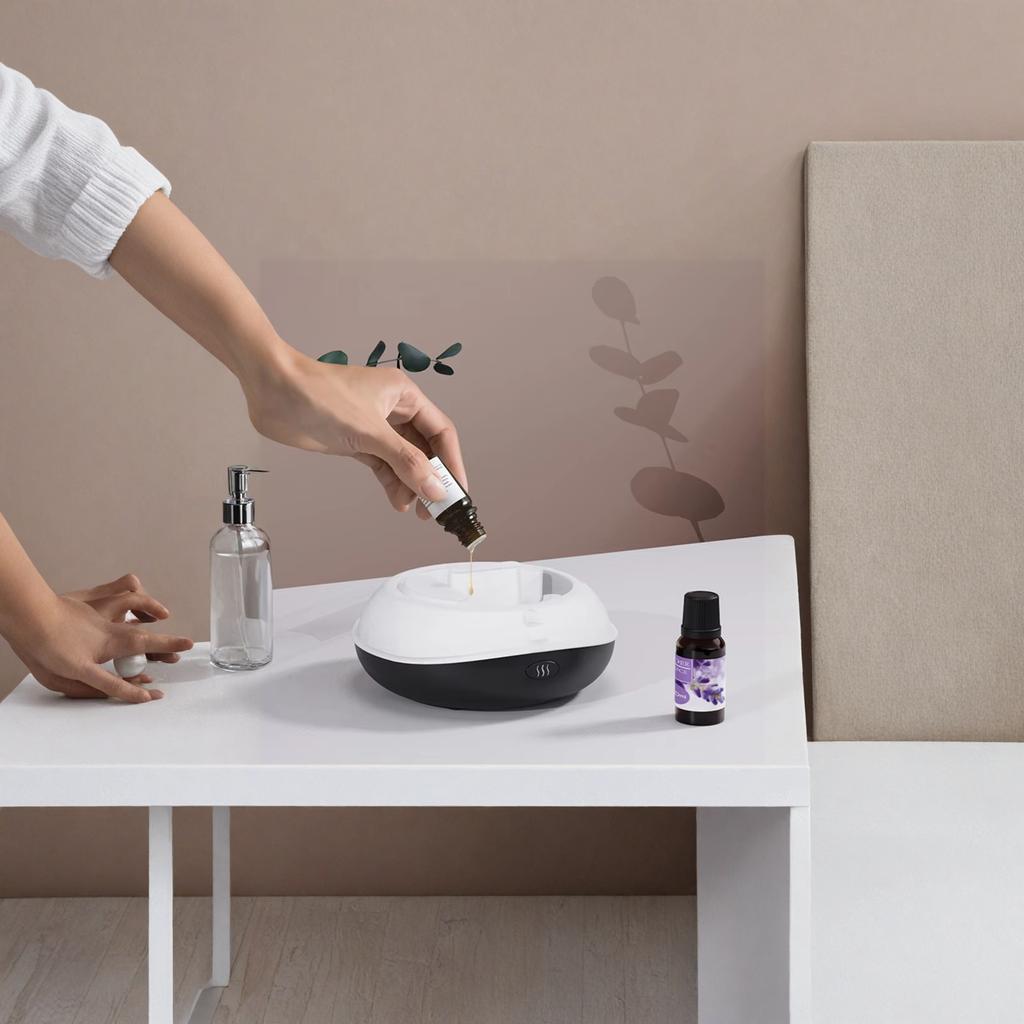 Aroma Diffuser Desktop Humidifier 7 Colors Flame Oil Diffuser