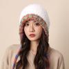 Winter Hats For Women Girls Warm Hooded Beanie For Female Kniting Skull Cap Ear Protection Cap
