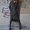 Women's Irregular Long Fleece Hooded Jacket - Available in 4 Colors & 8 Sizes (2023)