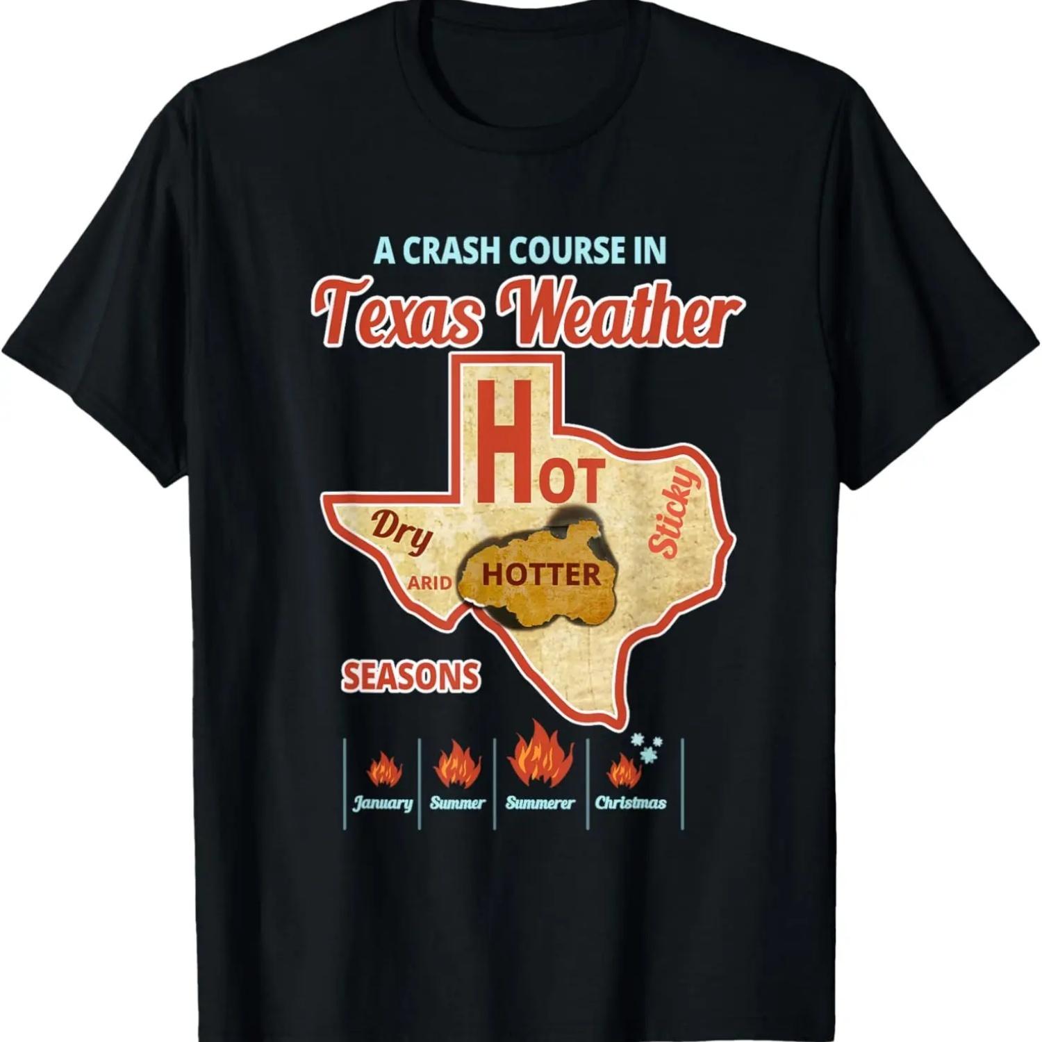 

Texas Weather Summer Heat Wave T-Shirt S чёрный