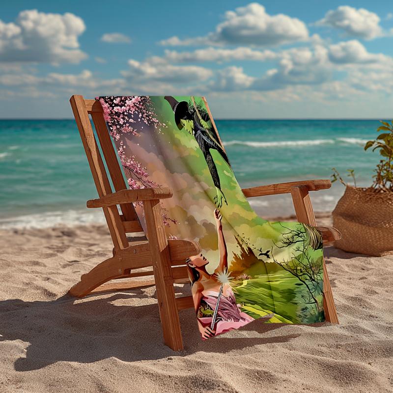 Wicked Fashion Beach Towel: Ideal for Summer Adventures Soft, Absorbent and Quick Drying Suitable for Swimming and Bathing