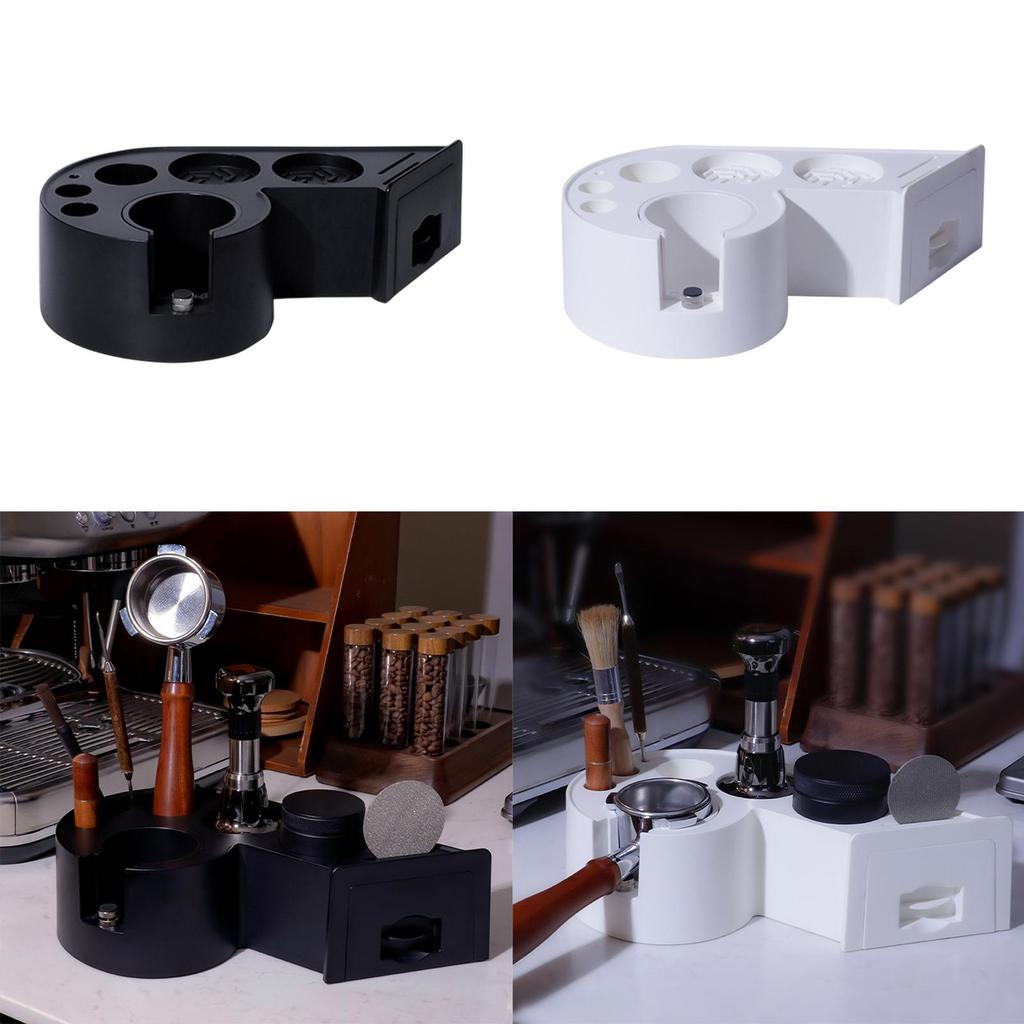 Espresso Tamping Station Organizer Lightweight Accessories Space Saving for Baristas Versatile 29x18x9cm Stand Support Base