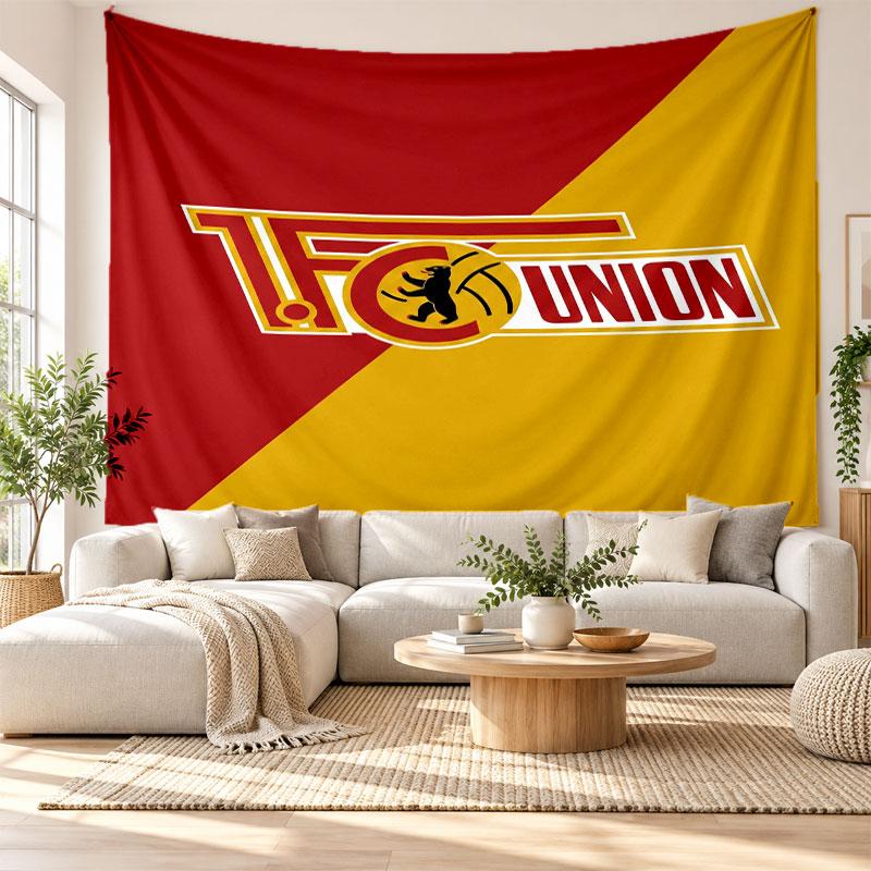 Union Berlin FC Wall Tapestry, Soft Fabric Wall Hanging, Decorative Backdrop For Bedroom Home Wall Art