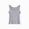 Damen Einfarbig Schmal Geschnitten Dünnes Trägertop Tanktop Sommer Oberbekleidung Innenoberteil