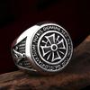 Vintage Cross Crusade Knights Templar Men's Jewelry Ring