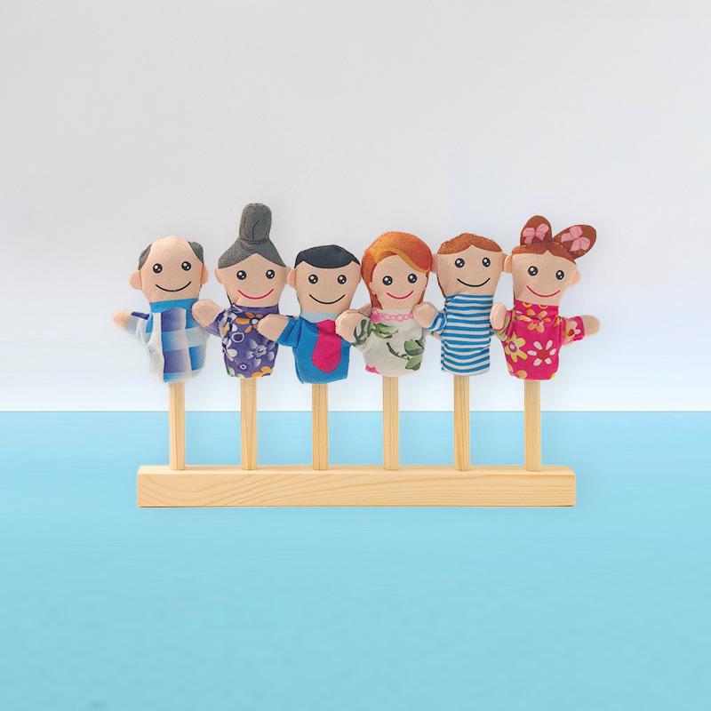 Animal Finger Puppet Display Rack for Kindergarten and Dollhouse Language Areas