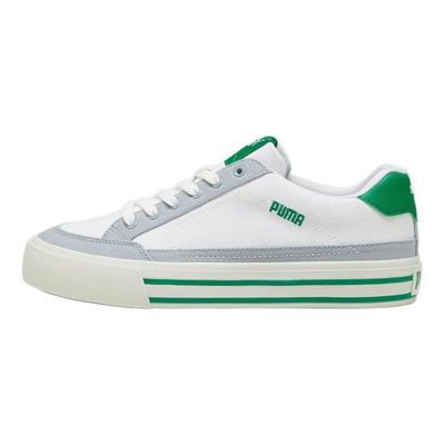 Bequeme Vielseitige Stoßdämpfende Low-Top Sneakers Unisex Sneakers Weiß Grün 395020-06