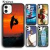 Krajews Surfer Surf Hang Loose Shaka Phone Case For iPhone 17 Air 16 15 14 Plus 11 12 13 Pro Max Coque Shell Fundas