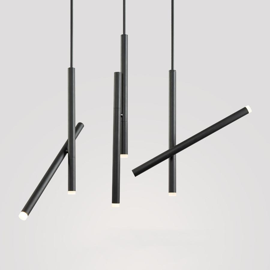 Adjustable 10W Long Tube LED Track Light Double Head LED Rail Track Spotlight for Clothing Store Bar restaurant Shop Decor