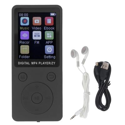 Odtwarzacz MP3 1,8 calowy kolorowy ekran dźwięk HiFi przenośny odtwarzacz muzyki obsługa obrazu wideo książki