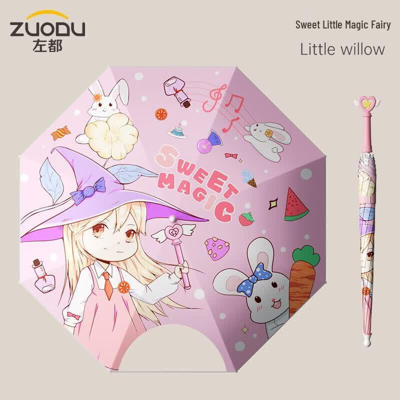 ZUODU Kids UV Protection Straight Umbrella