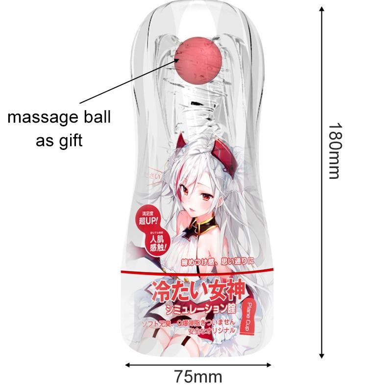 Sex Toys Skutečná vagina Muž Transparentní Masturbátor Cup Vytrvalostní cvičení pro dospělé Pussy Vacuum Pocket pro muže Glans Masážní míč