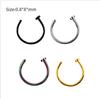 4Pcs Stainless steel piercing accessories - eyebrow piercings, lip piercings, body piercing accessories