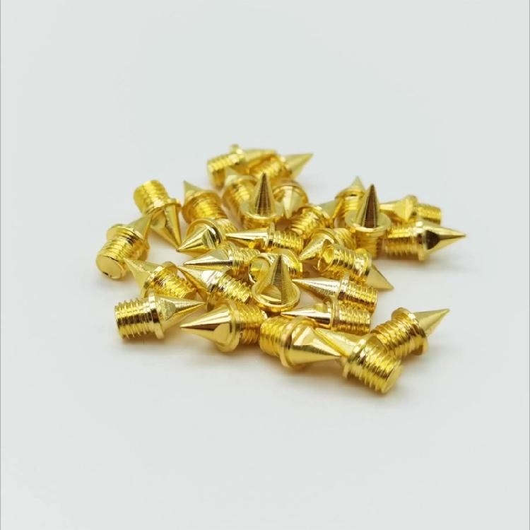 16Pcs 1/4Inch Alloy Steel Track Spikes Track and Crosses Country Spikes for Track Shoes 1/4inch Track Field Needle