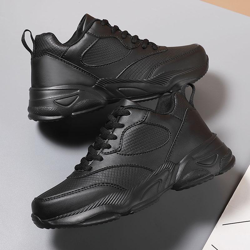 Fashion New Women Sneakers Platform Shoes Leather Waterproof Casual Sport Shoes Ladies Outdoor Running Vulcanized Shoes Zapatillas Mujer