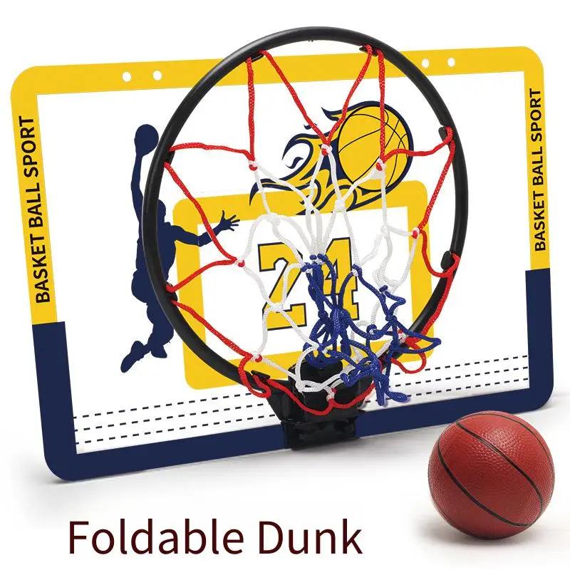 Transparent Wall Hanging Basketball Board No Punching Kids Basketball Stand Indoor Shooting Game Children Indoor Sports Play Toy