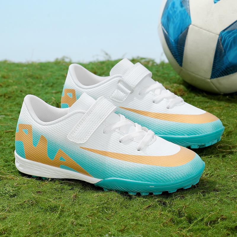 Neue Kinder Fußballschuhe TF Sneaker Fußballschuhe Spiel Bequem Rutschfest Jungen Professionell Ultraleicht Sportschuhe Unisex