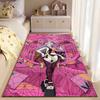 Anime-Inspired Pink Carpet Design suitable as a non-slip mat for the living room or bedroom sofa