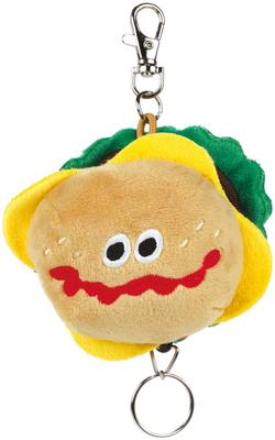 Skater Burger Conx Burger Keychain with Reel (ZRNK1-A)