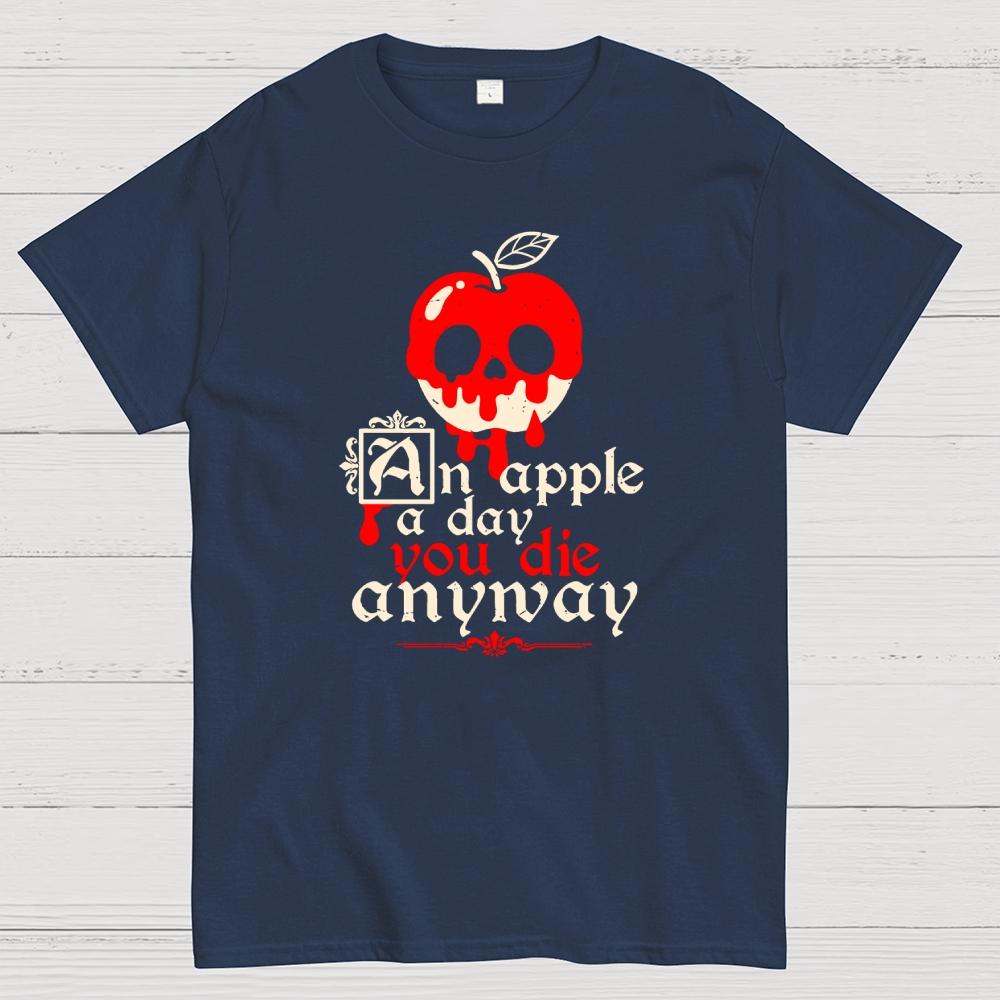 Poisoned Apple a Day Cotton Summer Casual Cool Loose T-Shirt