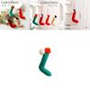 Creative Socks And Plush Ball Pendants Christmas Decoration Props For Holiday Tree Ornaments And Festive Scene Decor