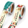 120PCS Multicolor Merry Christmas Stickers Mixed Pattern Cartoon Santa Snowman Packaging Decals Xmas Tree Deer