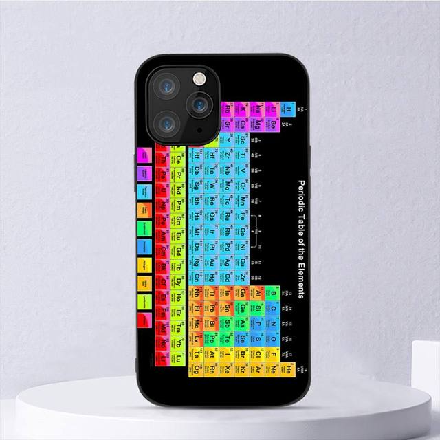 

Чехол для телефона с периодической таблицей химического колледжа для Iphone 11 12 Mini 13 14 Pro Xs Max X 8 7 6s Plus 5 Se Xr Shell iPhone8plus
