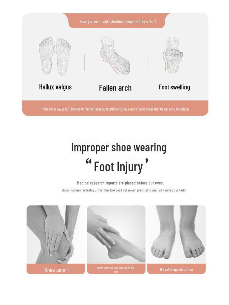 2024 Women's Spring Breathable Slip-On Casual Soft-Soled Shoes