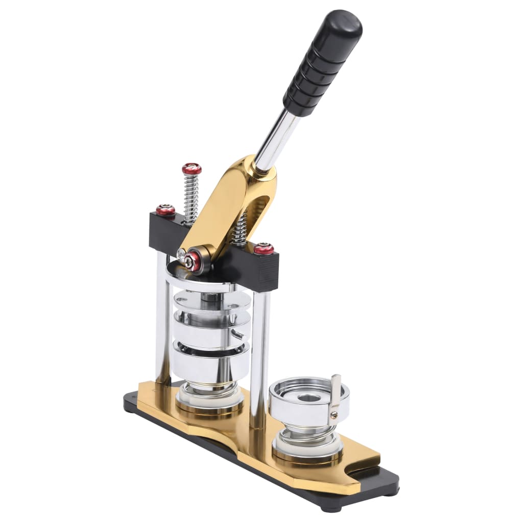 Knopfermaschine mit Kreisschneider und drehbarem Stanzwerkzeug 25 mm