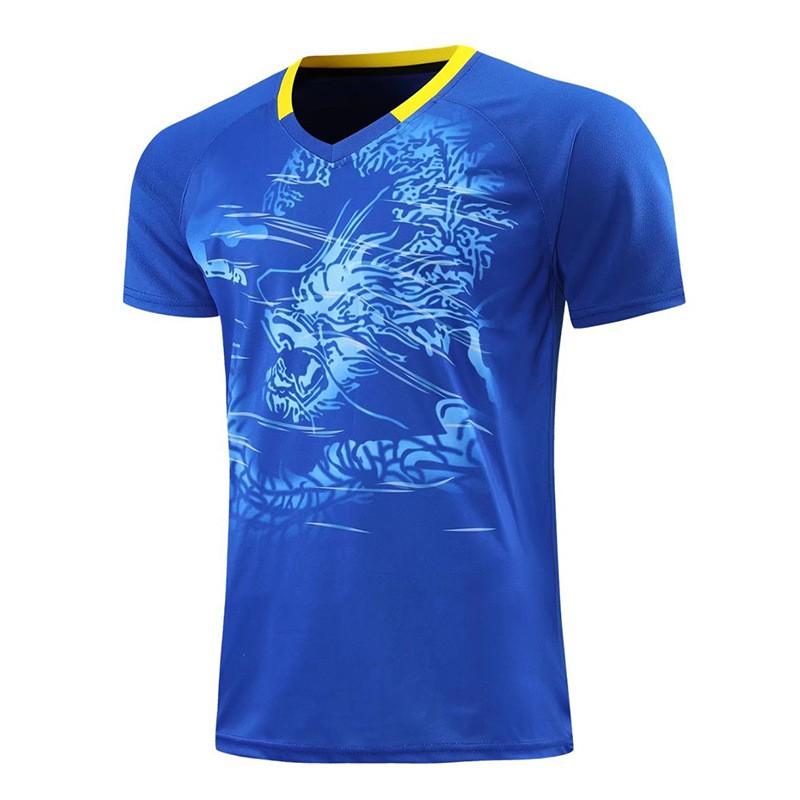Sports Training Jerseys Men Women Kids Badminton Ping Pong Team Uniforms Breathable Blend