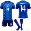 2026 World Cup Croatia Aways Football Jersey for Kids and Adults PERISIC #14