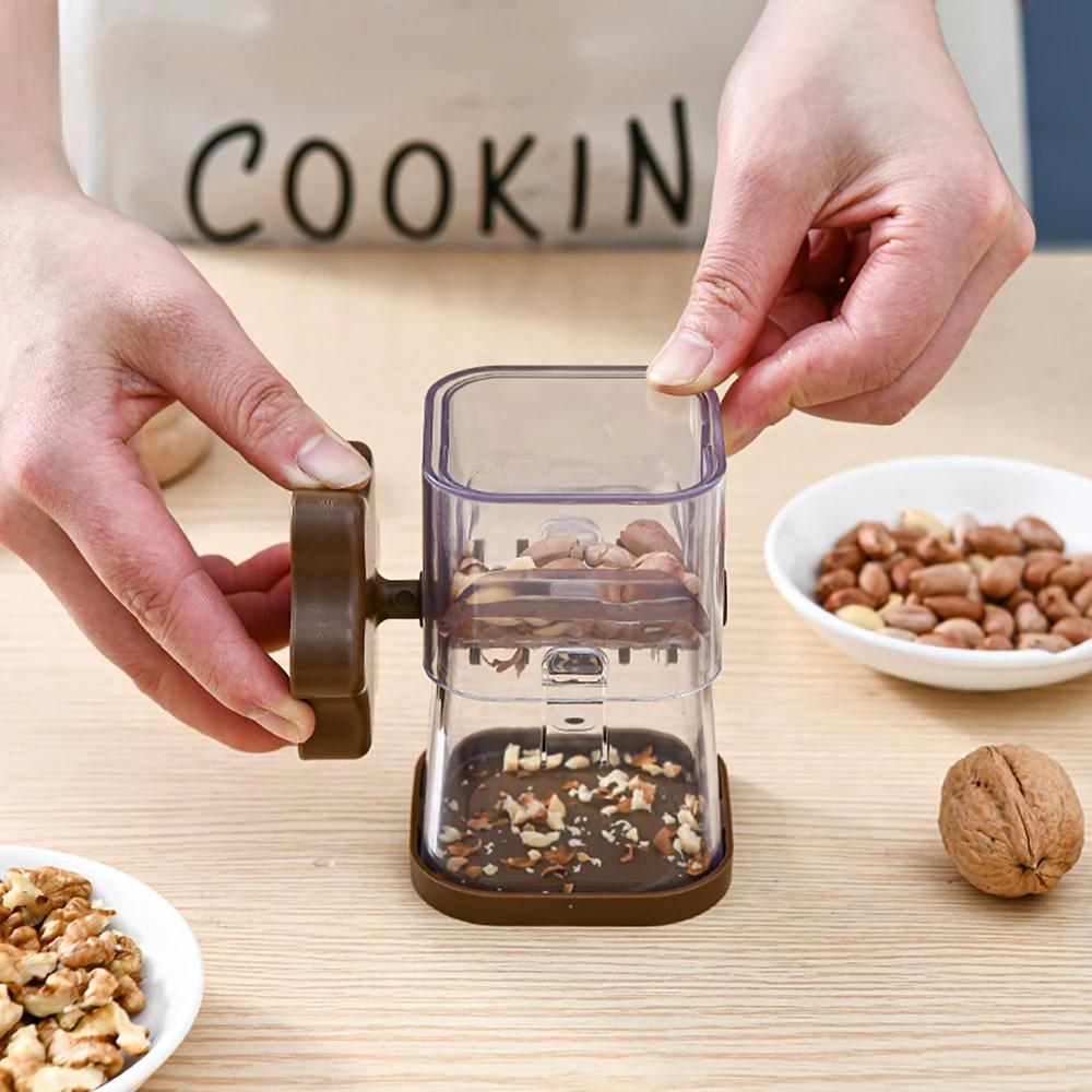 Kitchen Accessories Nut Crusher Manual Peanut Paste Masher Portable Dried Fruit Crusher Grinder Hand Walnut Chocolate Chopper