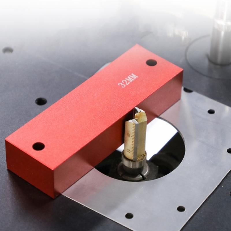 Aluminum Woodworking Measurement Spacers Metric Setup Block Height Gauge For Precise Blade And Tool Adjustment