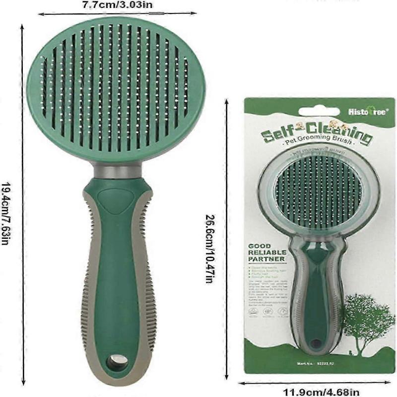 Cat Dog Grooming Brush, Cat Groomer Dog Hair Remover Ergonomic Brush Comb