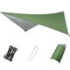 Hamaca Grande Lona Impermeable para Tienda de Campaña Lona Ligera Portátil Impermeable Ripstop Fácil de Doblar Refugio Solar Protección UV