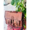 Handmade Men's Wax Leather Vintage Laptop Messenger Briefcase Bag Satchel