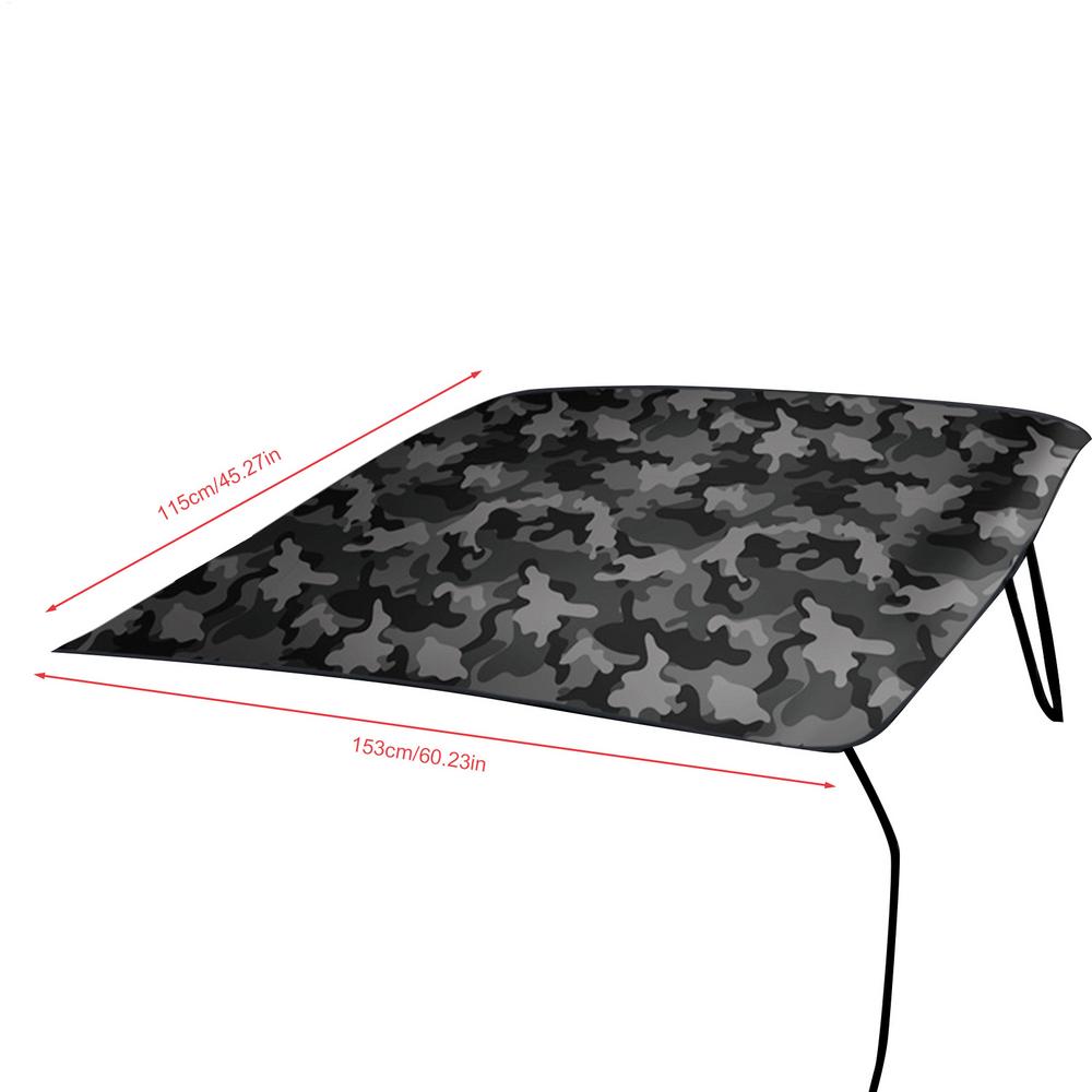 Car Windshield Snow Cover Waterproof Camouflage Windshield Snow Ice Cover Auto Window Sun Shade For Exterior Sunroof Winter