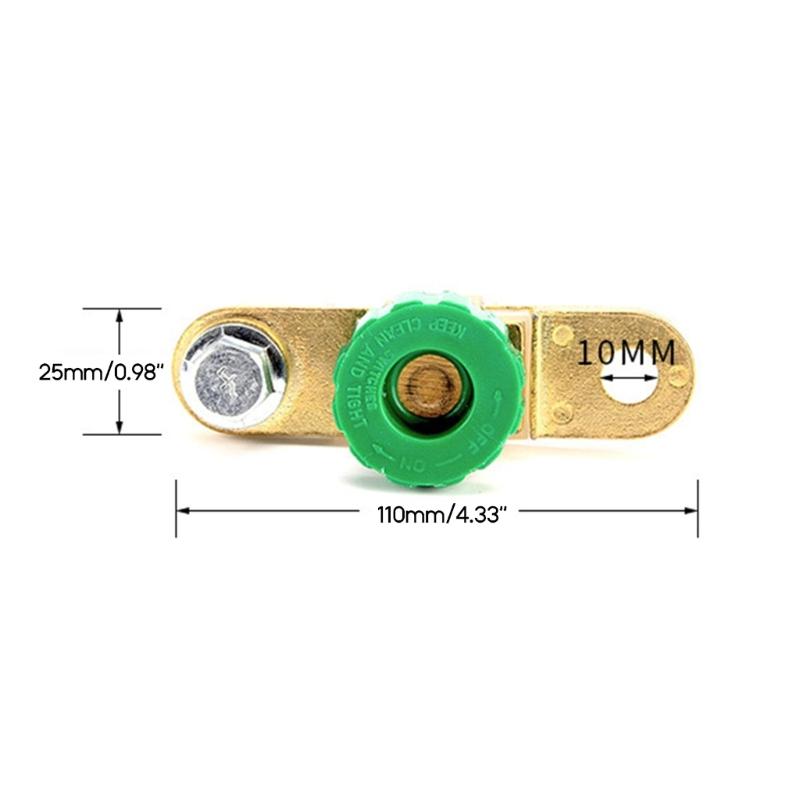Car Battery Power-off Switch for MotorcyclesTerminal LinksSwitch Quick Cut-off Disconnect Protector Batteries Leak-proof